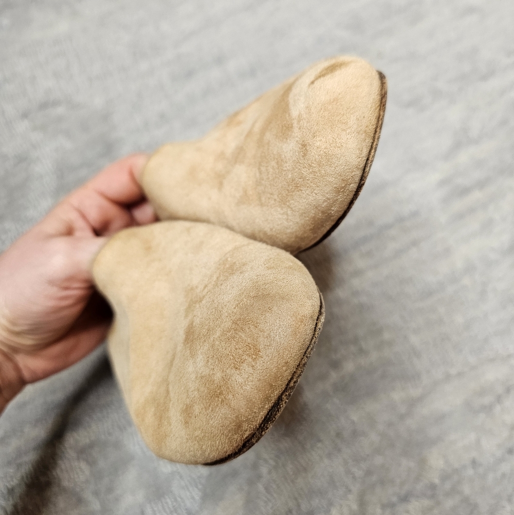 WANT Les Essentiels Beige Suede Slip-Ons - Picture 8 of 12